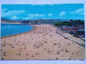 Postais: POSTAL SUANCES - PLAYA DE LA CONCHA, CIRCULADA